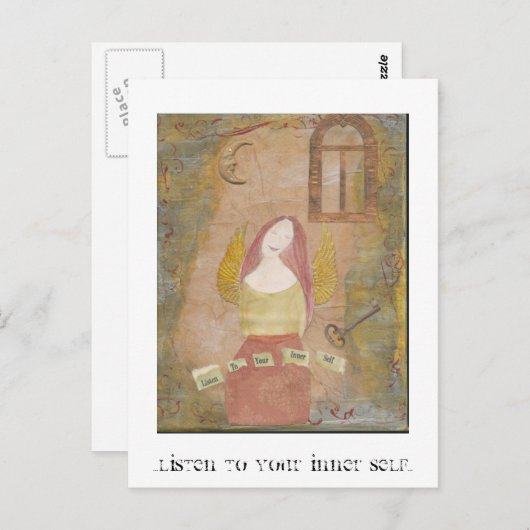 Carte Postale Écouter (Devant / Derrière)