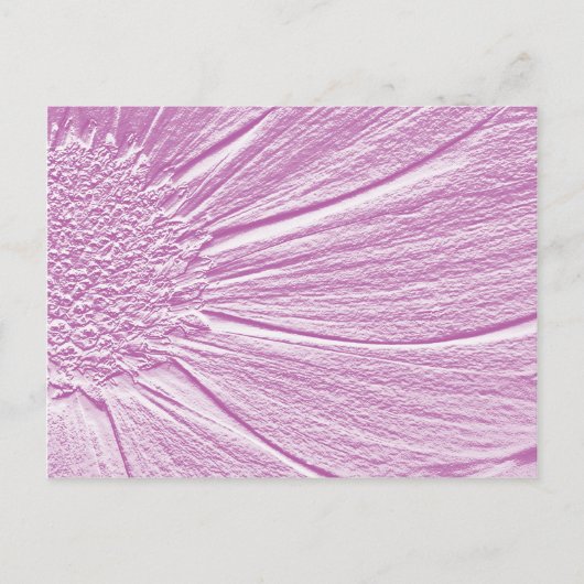 Carte Postale Écouter la marguerite en violet 2 (Devant)