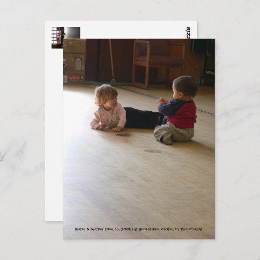 Carte Postale Écouter la présentation de Kid's Talk... (Devant / Derrière)