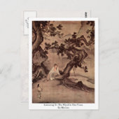 Carte Postale Écouter Le Vent Dans Les Pins Par Ma Lin (Devant / Derrière)