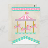 Carte Postale Écran de bannière du menuisier Carousel (Devant / Derrière)