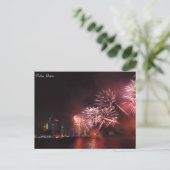 Carte Postale Écran Fireworks (Debout devant)