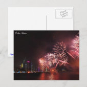 Carte Postale Écran Fireworks (Devant / Derrière)