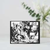 Carte Postale Écran Flash et vert 2 (Debout devant)