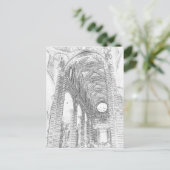 Carte Postale Écran intérieur (Debout devant)