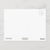 Carte Postale Écran noir rose Sakura or noir (Dos)