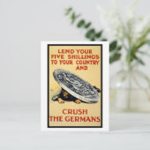 Carte Postale Écraser Les Allemands (Debout devant)