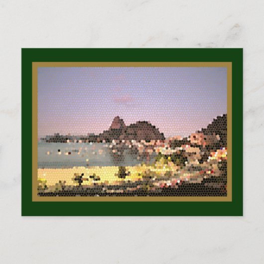 Carte Postale Écrire sur le riz au pain de sucre (Devant)