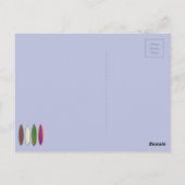 Carte Postale écrire sur le surf (Dos)