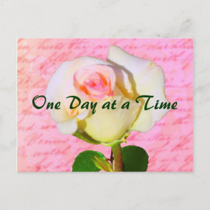 Carte Postale Écrit avec le Rose ODAT