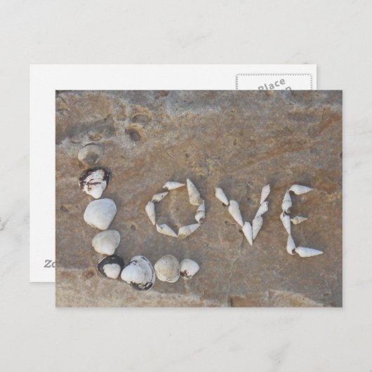 Carte Postale Écrit dans l'amour (Devant / Derrière)