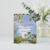 Carte Postale Écriture, Apocalypse 1:7, (Debout devant)