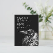 Carte Postale Écriture biblique Luc 12:24 (Debout devant)