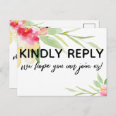 Carte Postale Ecriture décontractée couleur couleur couleur aqua (Devant / Derrière)