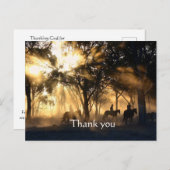 Carte Postale Écriture des cowboys de Merci (Devant / Derrière)