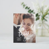 Carte Postale Écriture et photo décontractées | Remerciements de (Debout devant)