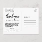 Carte Postale Écriture Moderne Élégante Mariage Toujours Reconna (Dos)