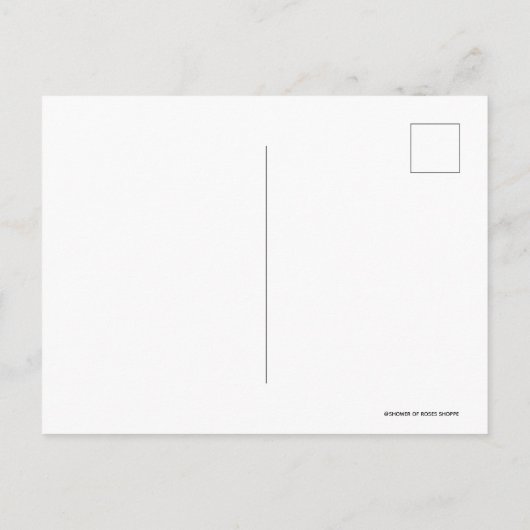 Carte Postale Écriture religieuse Verse Be Still and Know Psalm (Dos)