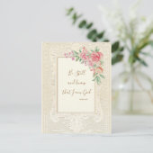 Carte Postale Écriture religieuse Verse Be Still and Know Psalm (Debout devant)