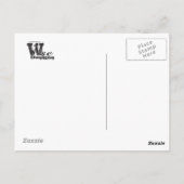 Carte Postale écriture sur le mur (Dos)