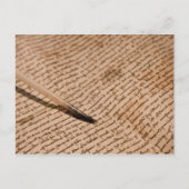 Carte Postale écriture vintage (Devant)