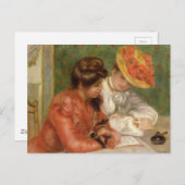 Carte Postale Écrivain de lettres Renoir (Devant / Derrière)