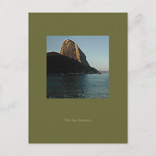 Carte Postale Écrivez à propos de Rio le SugarLoaf Mountain