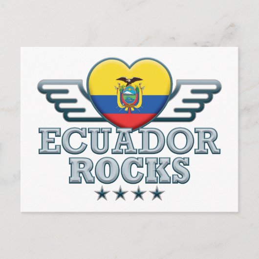 Carte Postale Ecuador Rocks v2 (Devant)
