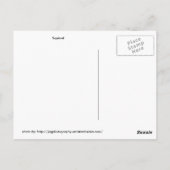 Carte Postale Écureuil (Dos)