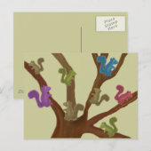 Carte Postale Écureuil (Devant / Derrière)