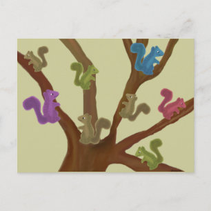 Carte Postale Écureuil