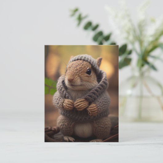 Carte Postale Écureuil (Debout devant)