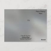 Carte Postale Écureuil amical (Dos)