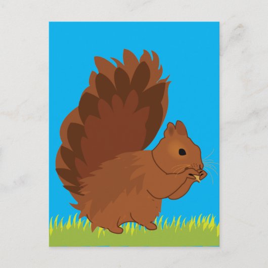 Carte Postale Écureuil Animal (Devant)