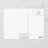 Carte Postale Écureuil - Confiance (Dos)