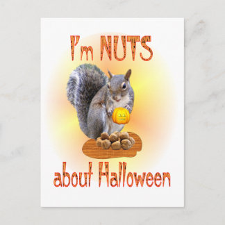 Carte Postale Écureuil d'Halloween
