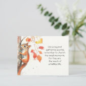 Carte Postale Écureuil lunaire (Debout devant)