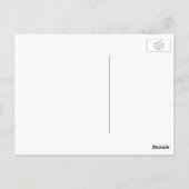 Carte Postale Écureuil mangeant une noix (Dos)