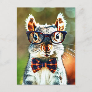 Carte Postale Écureuil mignon