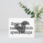 Carte Postale Écureuil : Natures Petites Speedbumps (Debout devant)