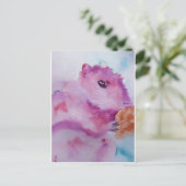 Carte Postale Écureuil rose (Debout devant)