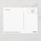 Carte Postale Écureuil rouge mangeant une noisette (Dos)