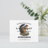 Carte Postale écureuil vintage (Debout devant)