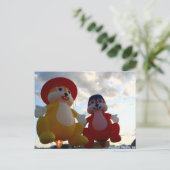 Carte Postale Écureuils volants (Debout devant)