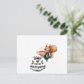 Carte Postale Écureuve géniale (Debout devant)