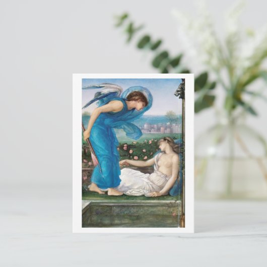 CARTE POSTALE : ED. BURNE - JONES : CUPID + PSYCHE (Debout devant)