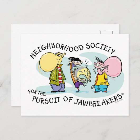 Carte Postale Ed, Edd, n Eddy - Jawbreakers (Devant / Derrière)