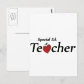 Carte Postale Ed spécial. Professeur (Devant / Derrière)