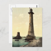 Carte Postale Eddystone Lighthouse, Plymouth, Angleterre classiq (Devant / Derrière)