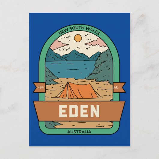 Carte Postale Eden NSW Australie (Devant)